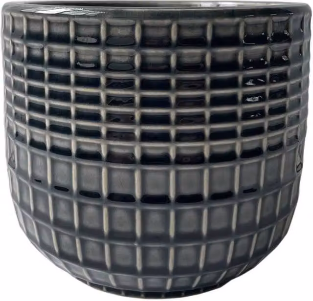 KDMD Hortus Braga Grey Pot H 13 cm x Dia 13.5 cm – 1