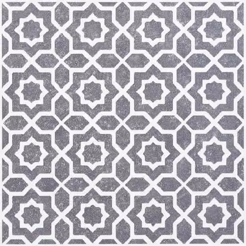 d-c-fix Set of 6 Self-Adhesive Tile Stickers, Lina Grey, Water-Resistant Mosaic Wall Film for Kitchen and Bathroom, 15 x 15 cm – 1