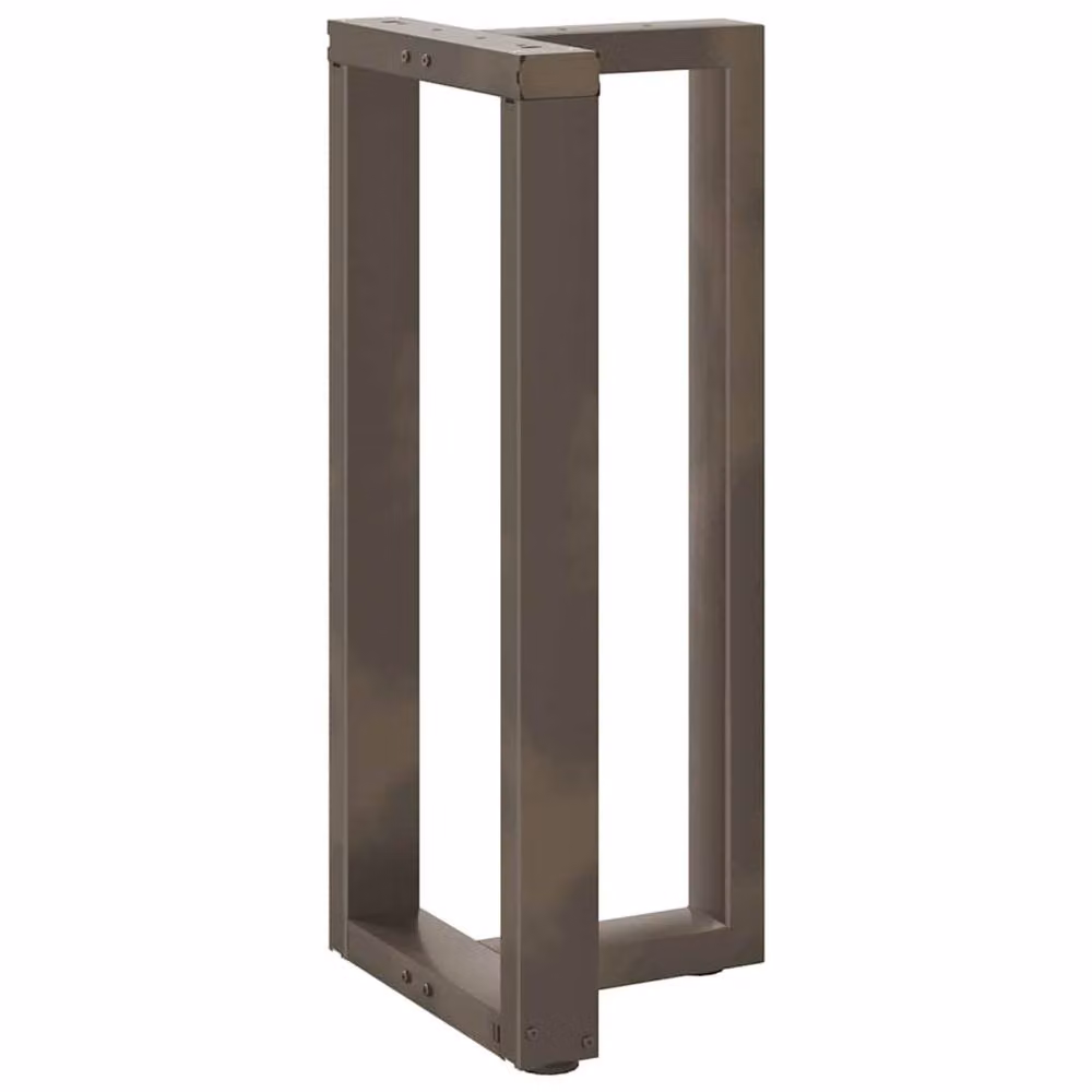 Berkfield T-Shaped Home Bar Table Legs in Bronze Steel, 2 Pieces, W: 40 cm, D: 35 cm, H: 90-91 cm – 3