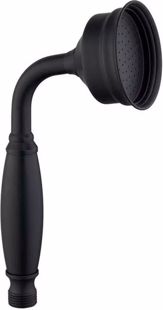 Bathroom Kingdom Beaumaris Traditional Hand Shower in Matt Black