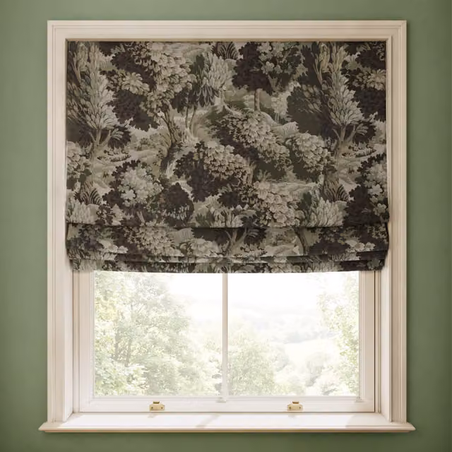 House of Hackney NEMOR Jacquard Blind in Green