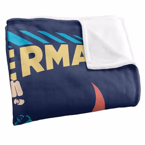 Warner Bros. Superman Superhero Super Soft Silky Touch Fleece Throw Blanket, Multicolour, W: 127.0 cm x L: 152.4 cm – 2