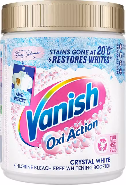 Vanish Oxi Action Crystal White Whitening Booster, 850g