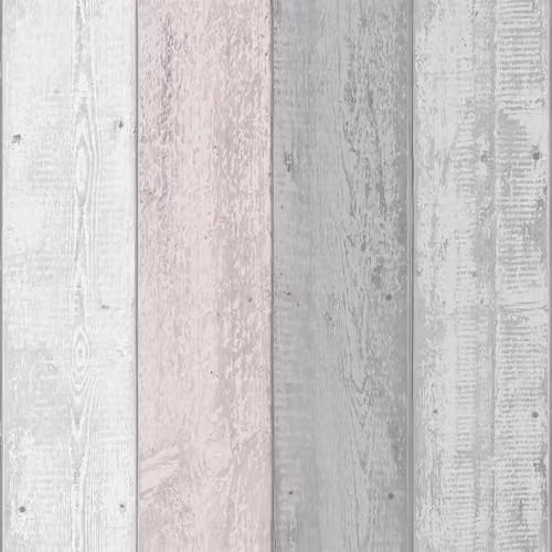 Arthouse Pink and Grey Painted Wood Effect Wallpaper 902809