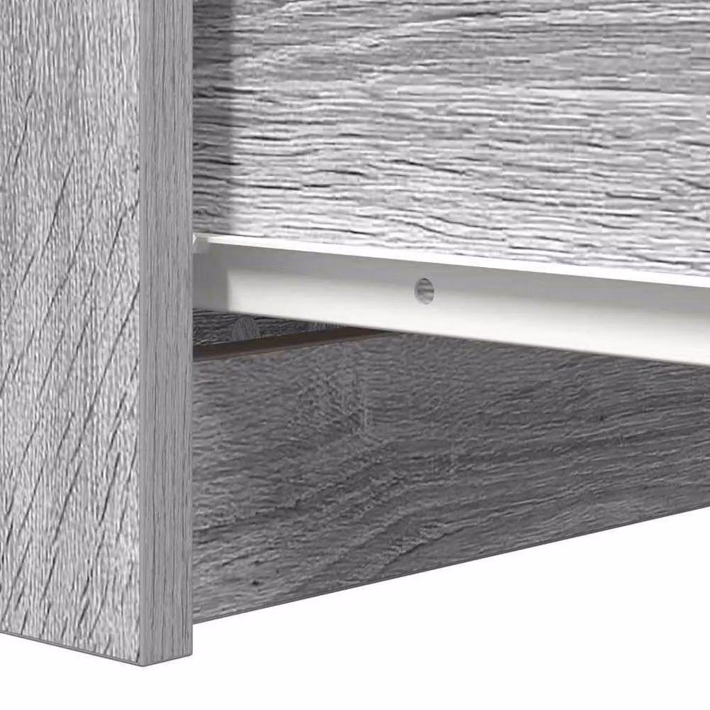 Berkfield Home Grey Sonoma Sideboard in Matt Engineered Wood W/D/H: 37.5 x 35 x 76 cm – 3