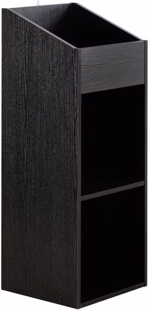 VOGREX Modern Black 2 Level Vinyl Record Storage Unit and LP Holder – 1
