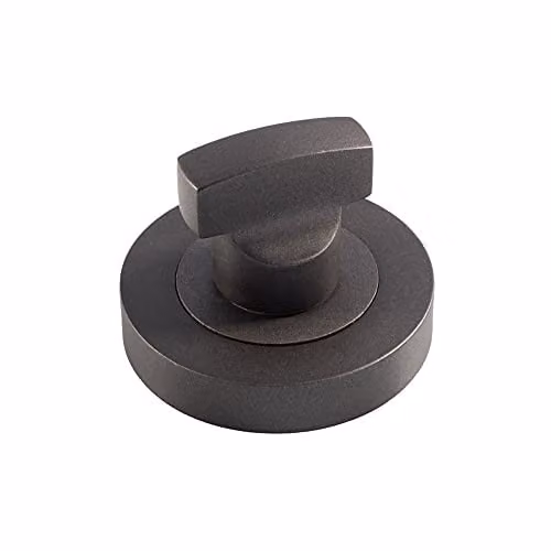 Loops Thumbturn Lock and Release Handle with Concealed Fix Round Rose in Matt Bronze – 2