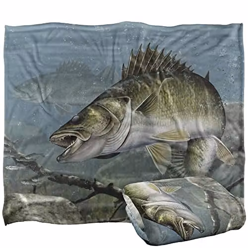 Wild Wings Silky Touch Super Soft Fleece Throw Blanket in White, W/D/H: 152 x 127 cm