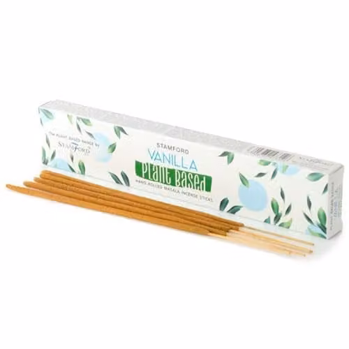 Puckator Stamford Premium Plant Based Masala Incense Sticks, Vanilla Scented, 15 Sticks