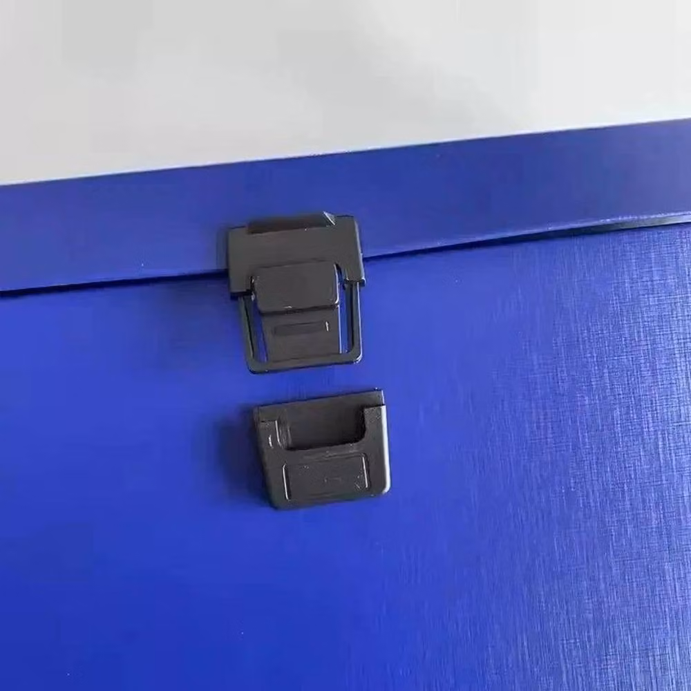 FLAVORA Blue 13 Pocket Expanding A4 Cardboard Document Box File Organiser with Handles – 2