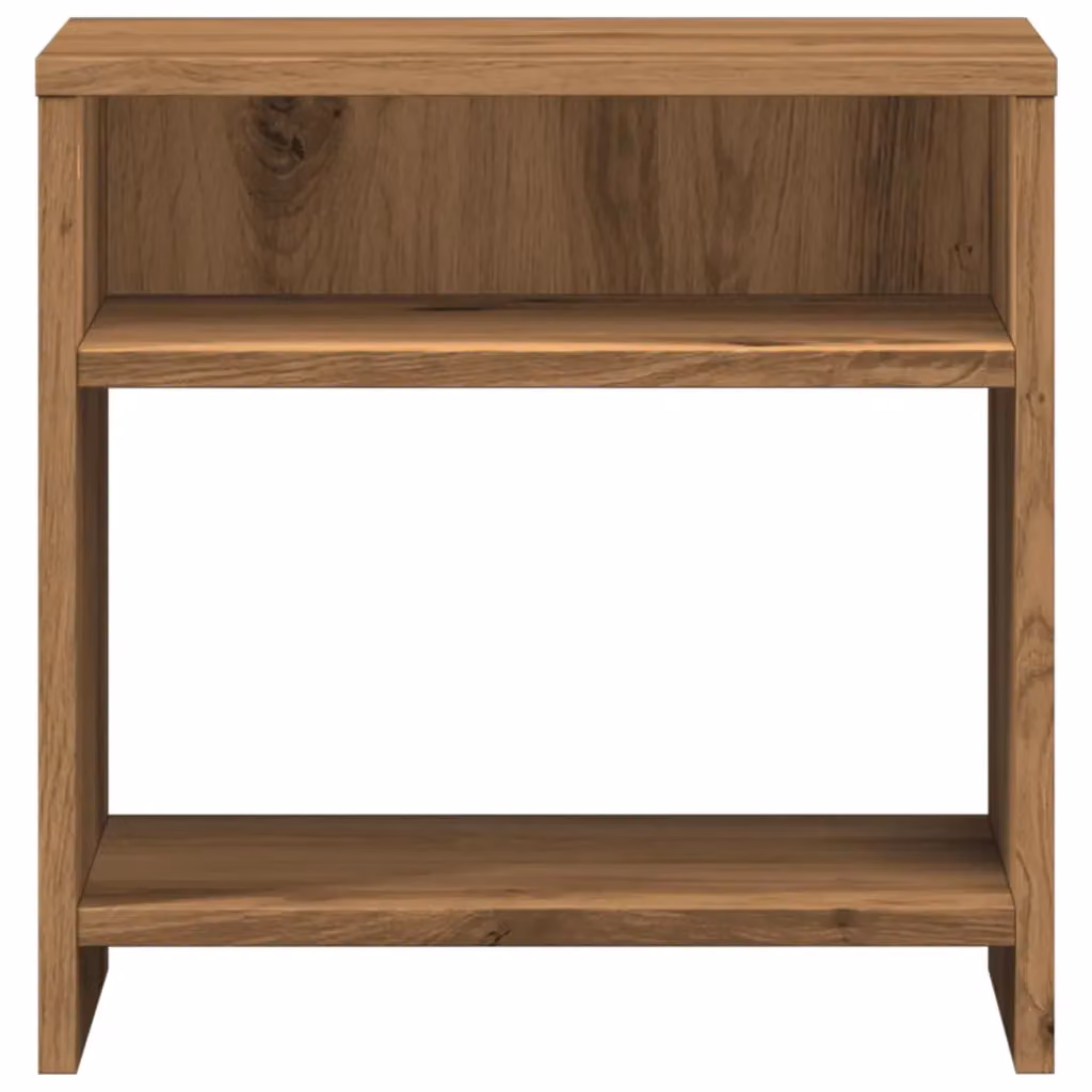 Berkfield Home Artisan Oak Bedside Cabinet in Brown, W/D/H: 40 x 30 x 40 cm – 5