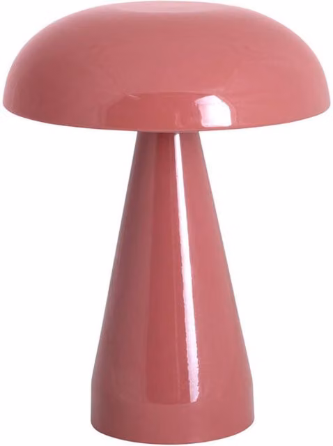 PRESENT TIME Aurora Iron Table Lamp in Blush Red – 1