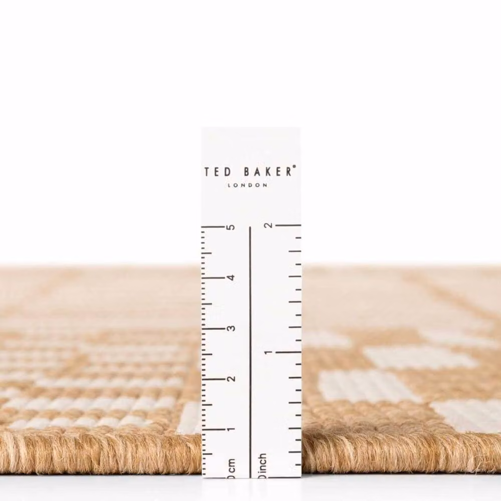 Ted Baker Barkham Reversible Abstract Indoor Outdoor Rug in Beige, W: 160 cm, L: 230 cm – 5