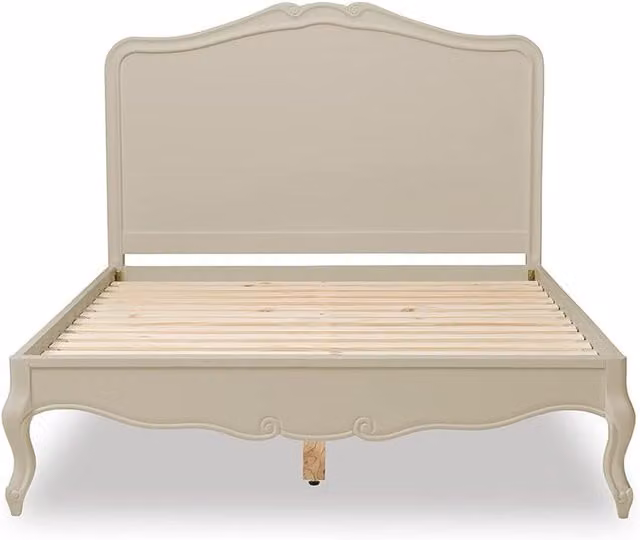 Juliette French Style King Size Bed in Champagne