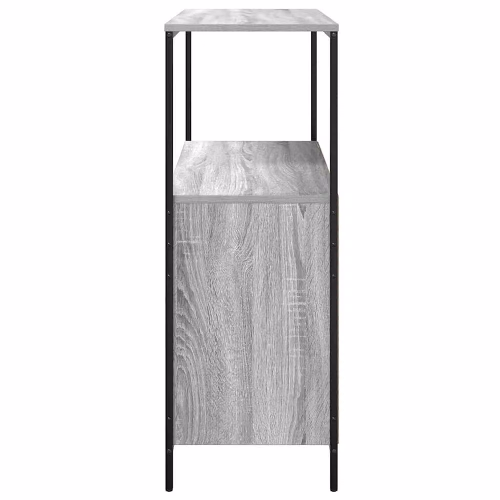 Berkfield Home Bathroom Cabinet with Shelves, Grey Sonoma, W: 76.5 cm, D: 35 cm, H: 95 cm – 3