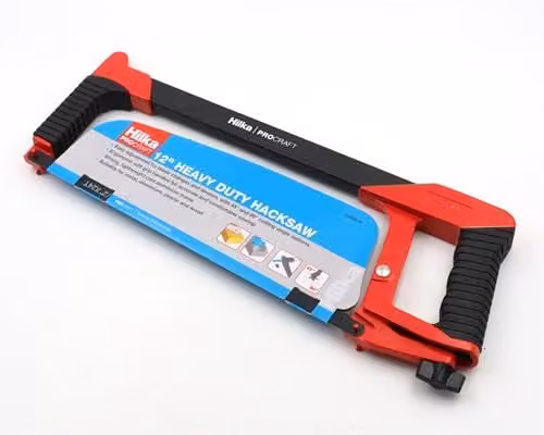 Hilka Heavy Duty Hacksaw in Black and Red