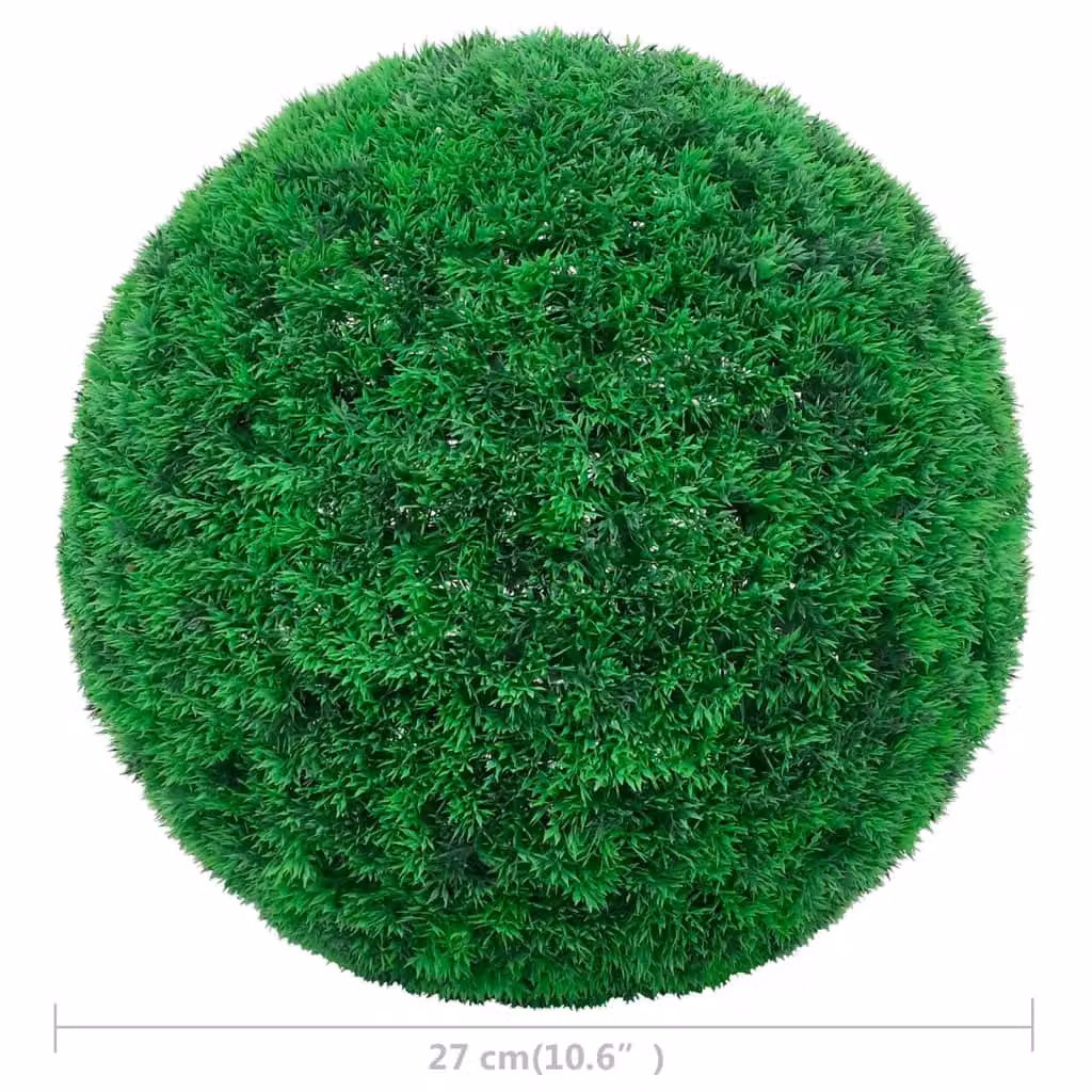 Berkfield Home Artificial Green Boxwood Balls, 2 Pack, Diameter: 27 cm – 3