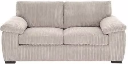 LUXURY LIFE Collingdale 2 Seater Sofa in Beige Jumbo Cord Fabric – 1