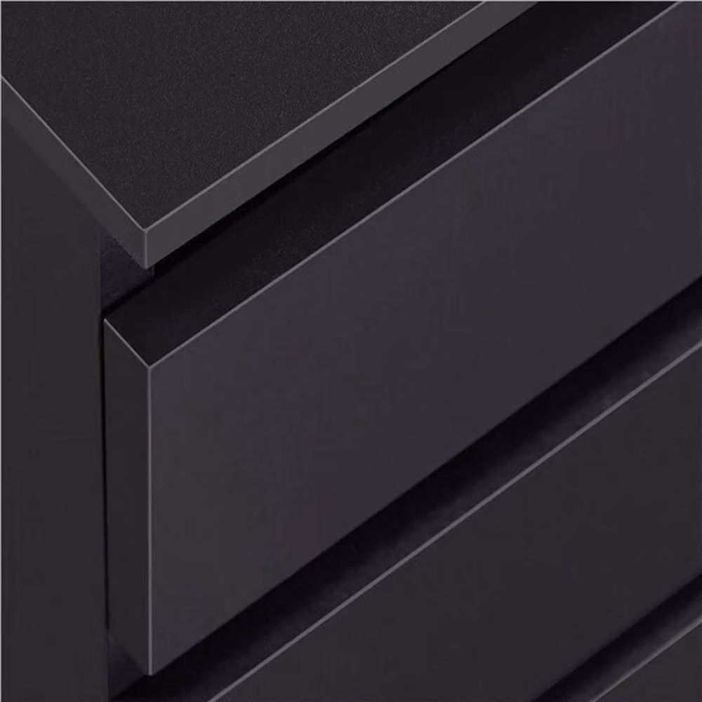EONLION Black Bedside Drawer Nightstand and Side Table – 4