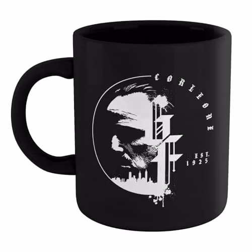 Zavvi The Godfather Corleone Est 1925 Ceramic Mug in Black and Multicolour