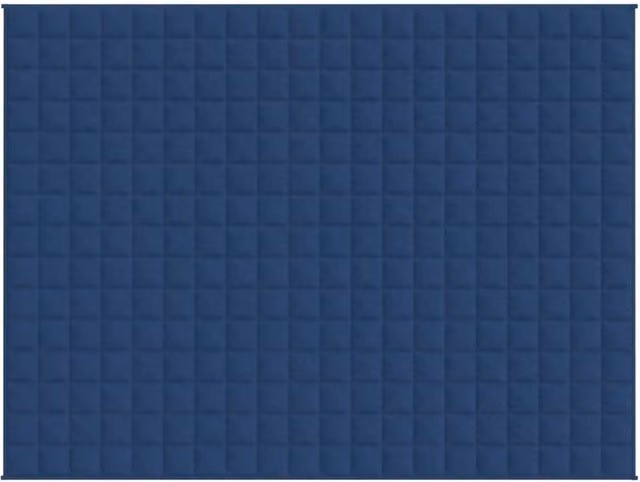 Berkfield Home Weighted Blanket in Blue, 152 x 203 cm, 11 kg