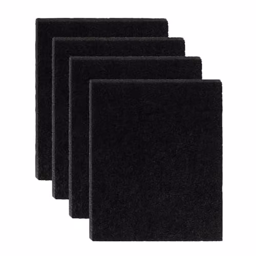 Tower Ozone Replacement Carbon Filters for Ozone Bins, Set of 4, Black – 1