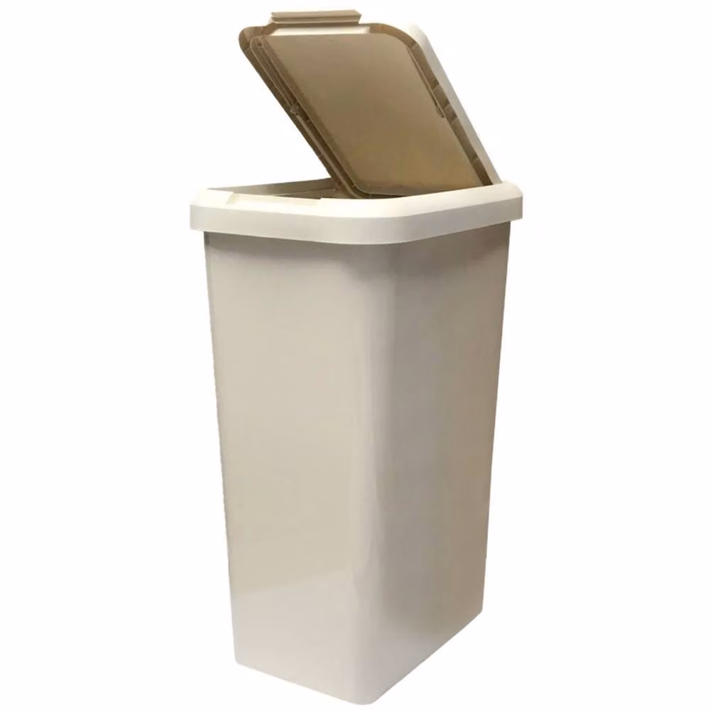 SPETLEK 45 litre touch top kitchen bin in beige – 2