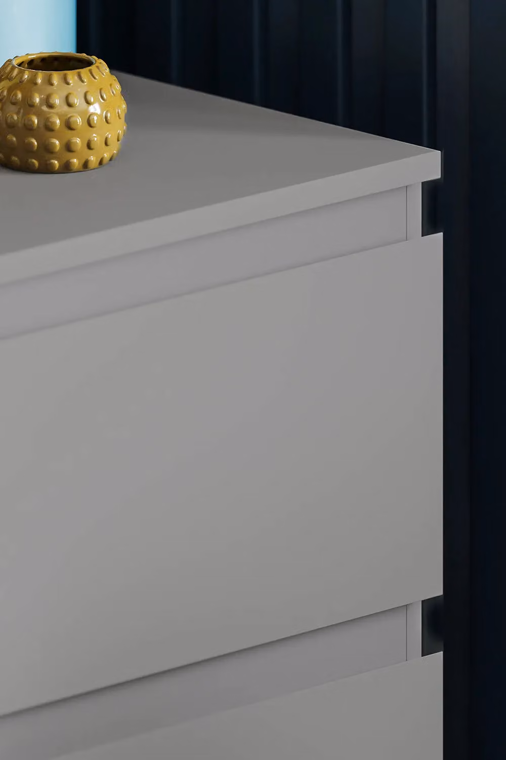 Vida Designs Denver 6 Drawer Chest of Drawers in Grey – 4