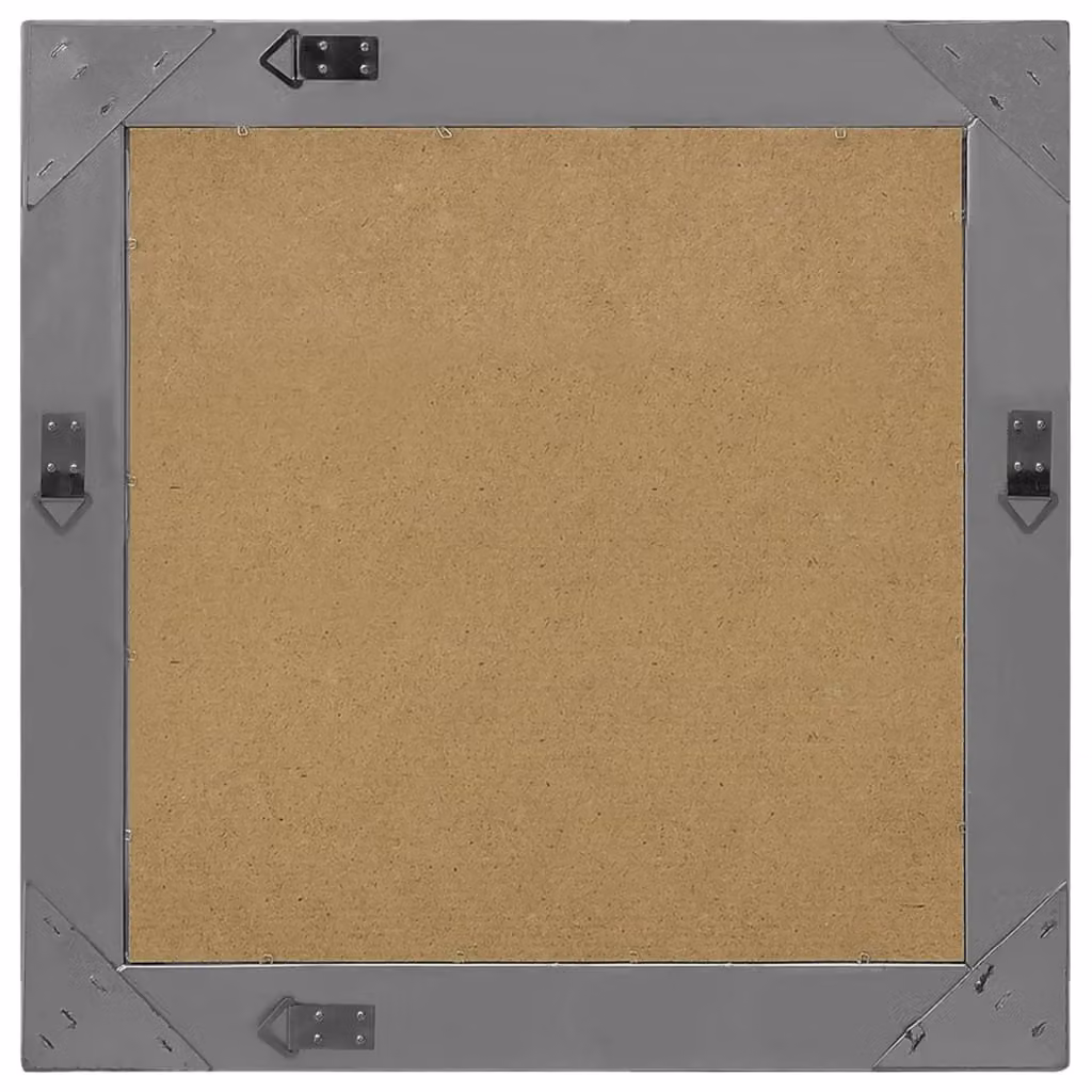 Berkfield Home Antique Baroque Style Square Wall Mirror, Black, W/H: 60 x 60 cm – 3