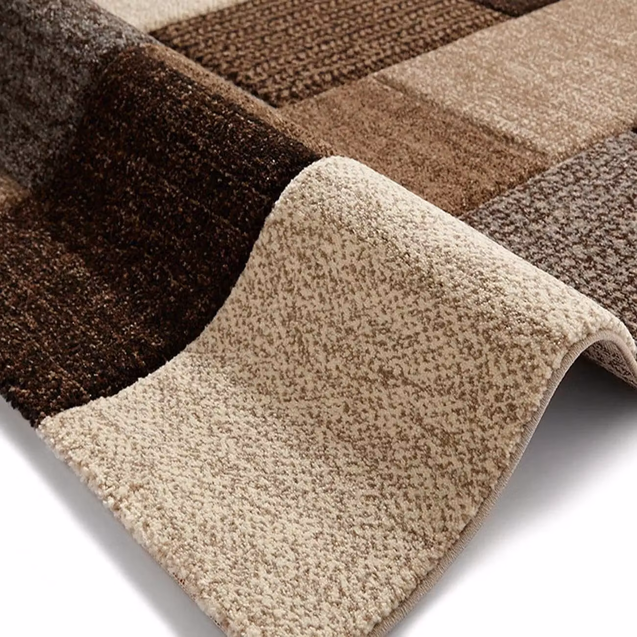 The Rug Shop UK Beige Handmade Modern Geometric Polypropylene Rug W: 200 cm, D: 290 cm – 3