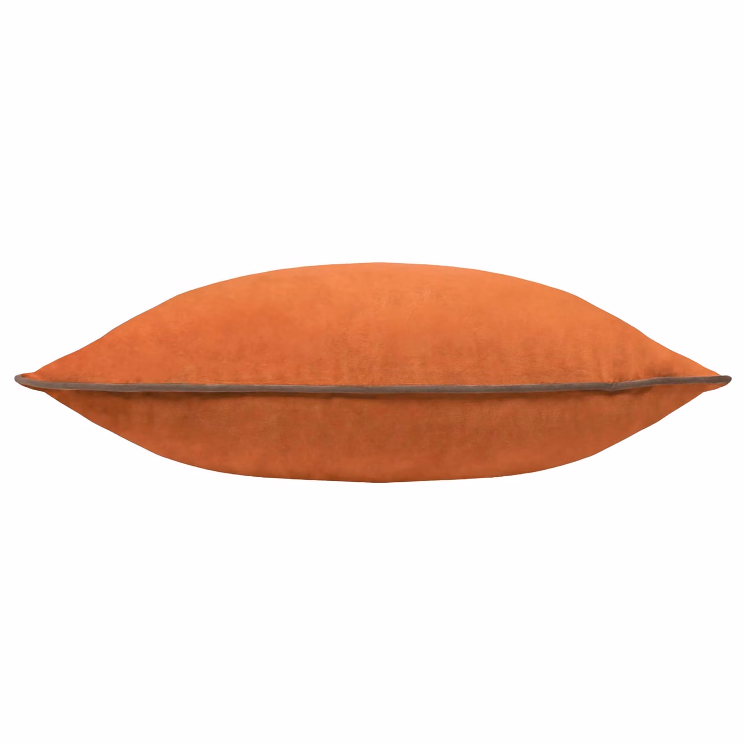 Furn Meridian Velvet Square Cushion in Orange and Brown, W/D/H: 45 x 45 x 45 cm – 3