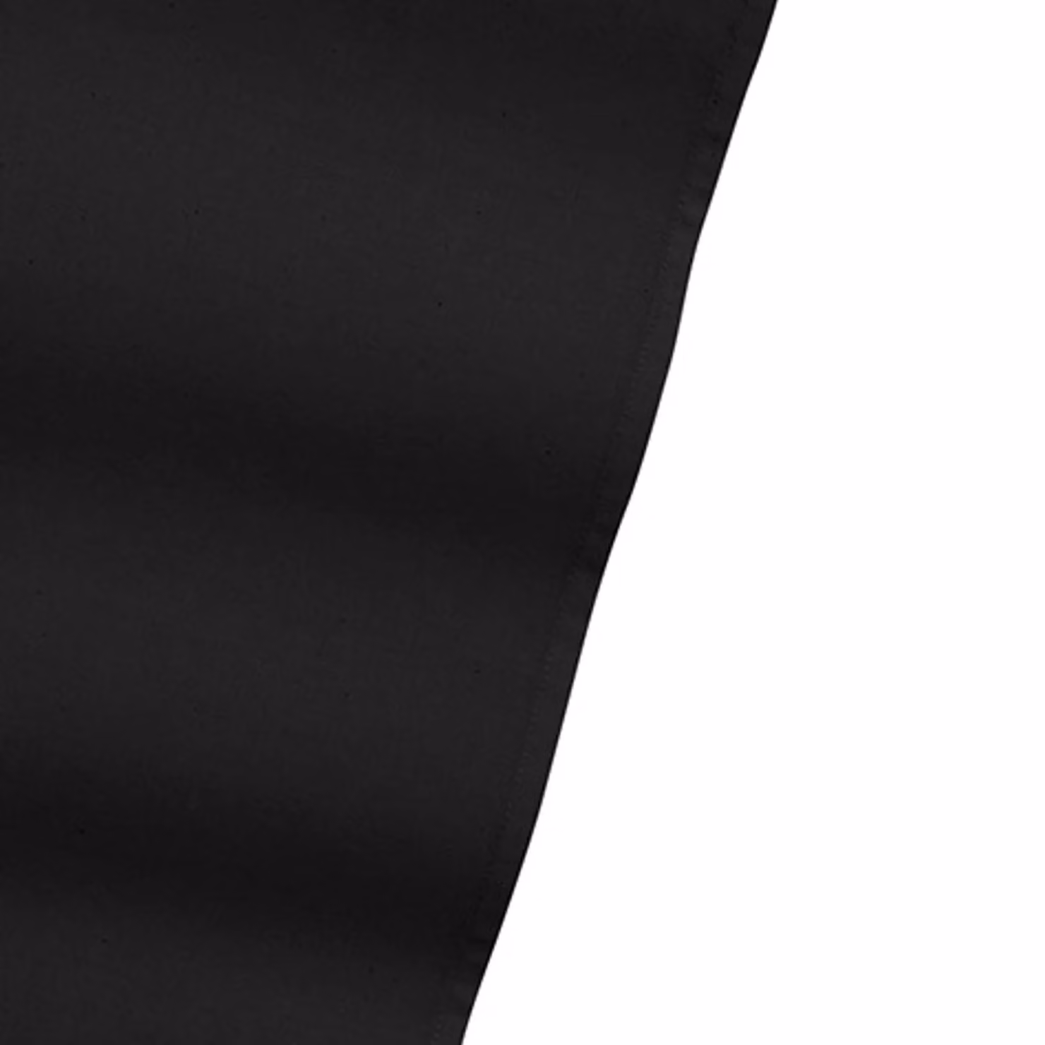 Westford Mill Plain Black Cotton Tea Towel with Hanging Loop – 2