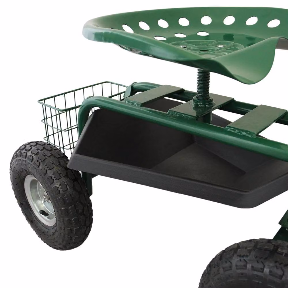 Monstershop Heavy-Duty Mobile Garden Seat in Green – 5