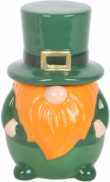 Something Different Lucky Leprechaun Gonk Ceramic Tabletop Oil Burner in Green and Yellow