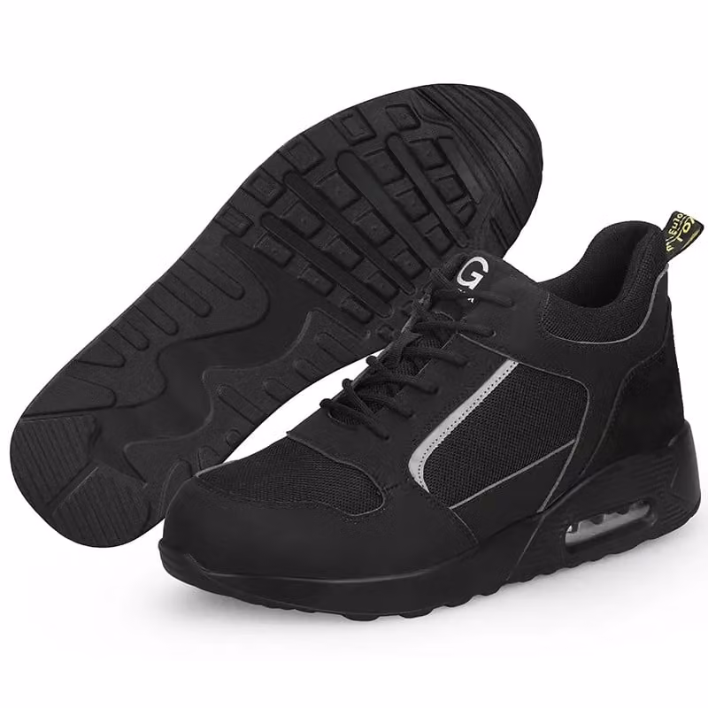 Safety Brands Men's Lightweight Water Resistant Safety Trainers with Steel Toe Cap in Black, Size 7 – 2