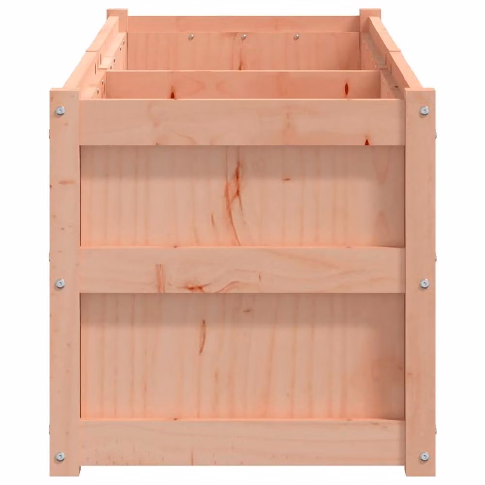 Berkfield Home Brown Solid Wood Douglas Garden Planter Tub W: 150 cm, D: 50 cm, H: 50 cm – 3
