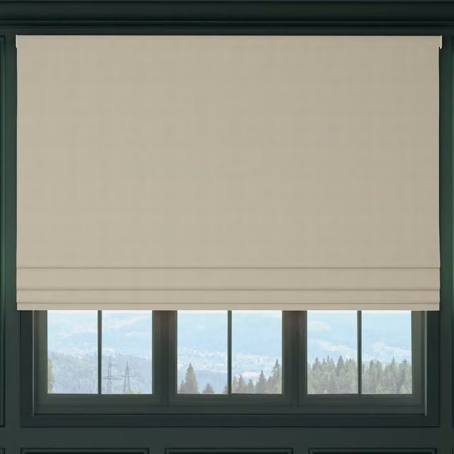 HOUSE Llewelyn-Bowen Made To Measure Blackout Roman Blind in Chalk