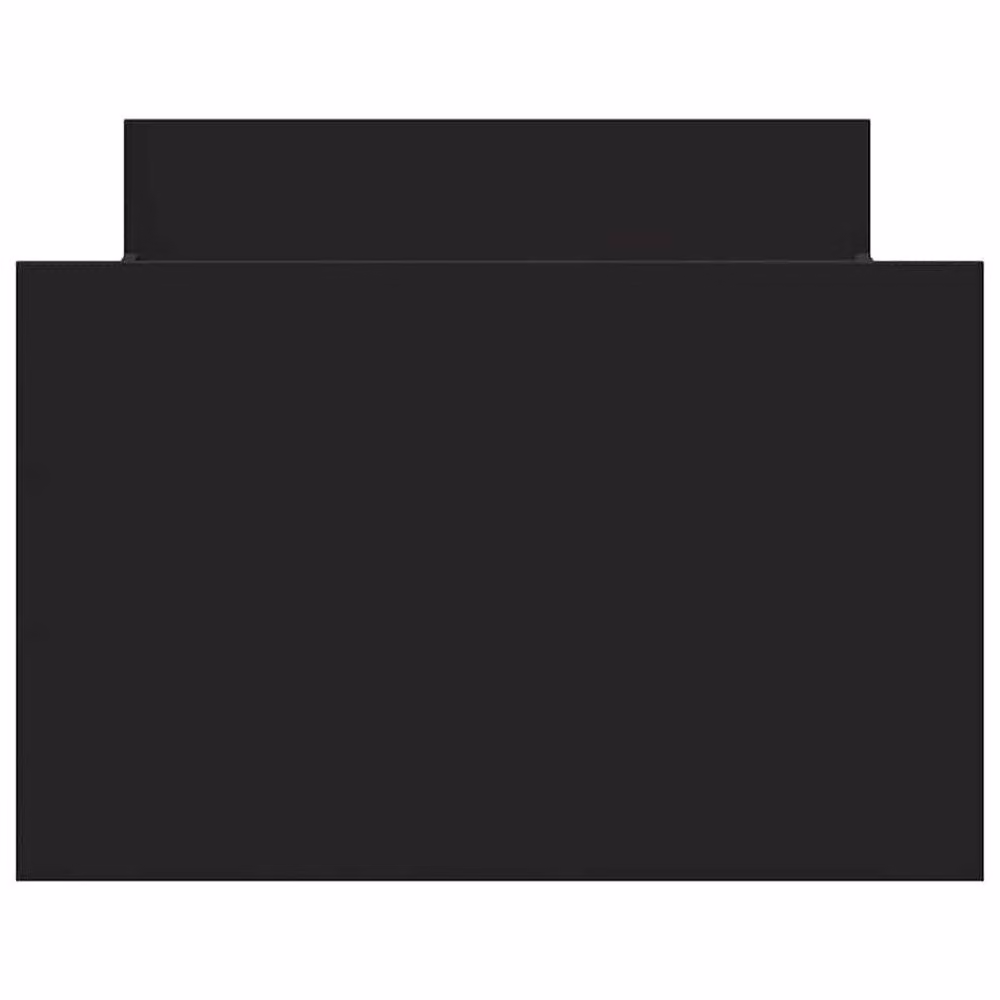 Berkfield Home Modern Black Bed Frame with Headboard, Footboard and Drawers, W/D/H: 90 x 200 cm – 4