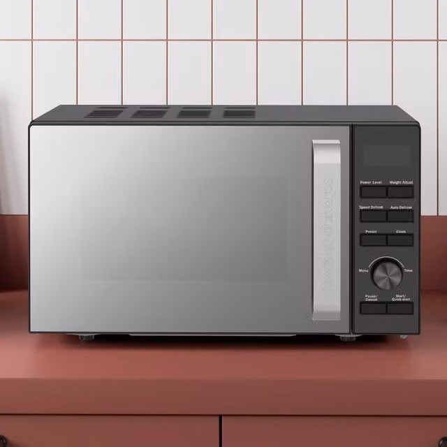 Morphy Richards 20L 800W Digital Solo Countertop Microwave with Mirror Door in Matt Black