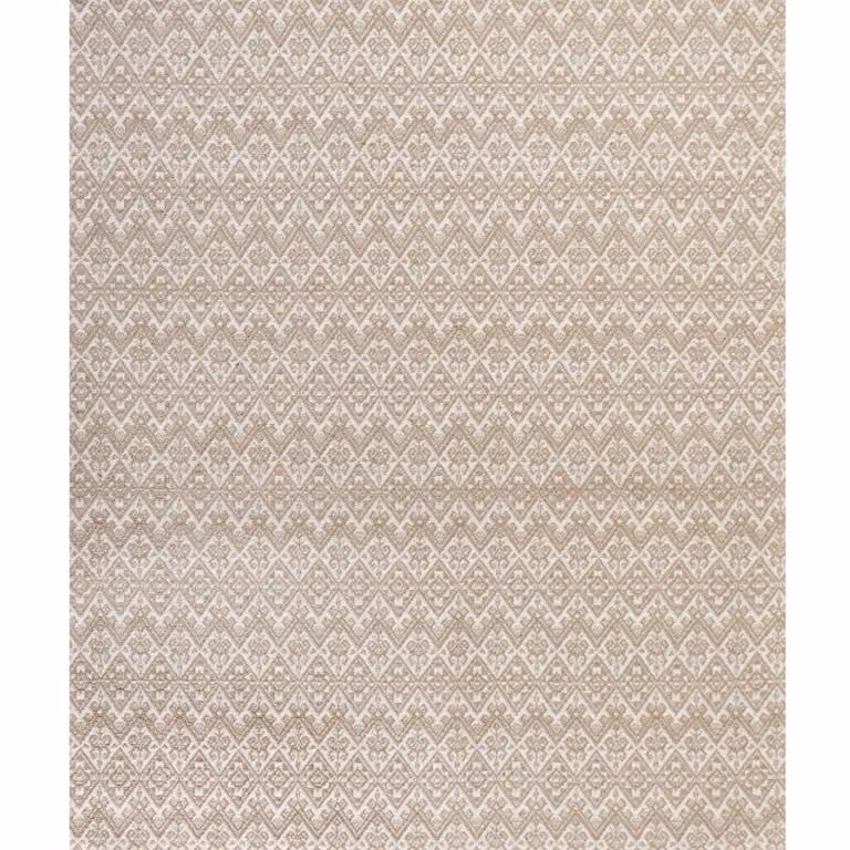 Wyld and Coco Boho Geometric Jute and Wool Flat Weave Rug in Beige, W: 160 cm, D: 230 cm