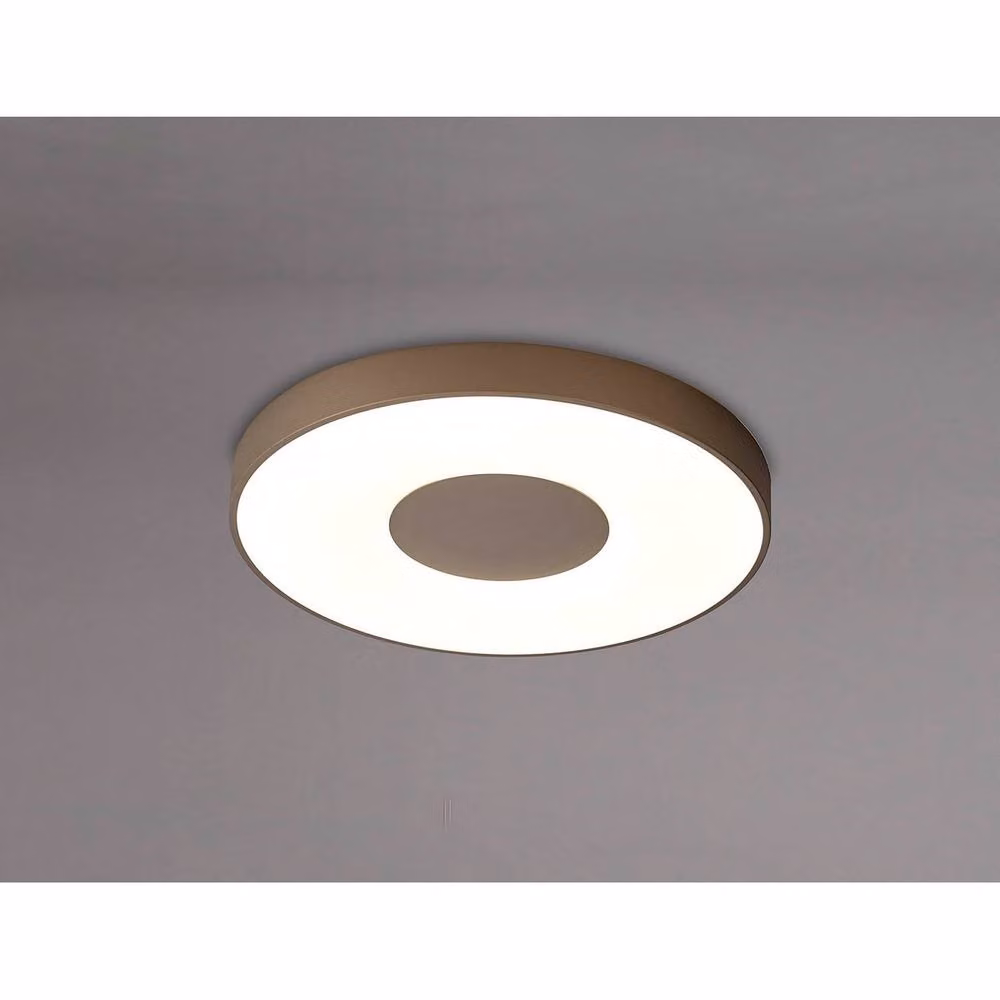 Netlighting Coin Round LED Ceiling Light, Sand Brown, 80W, 3900lm, Dimmable with Remote Control – 2