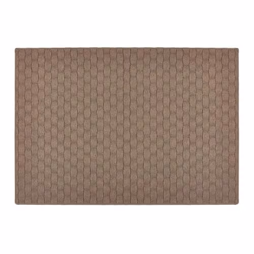 My Mat Basketweave Mink Rug in Beige, W: 200 cm, L: 290 cm