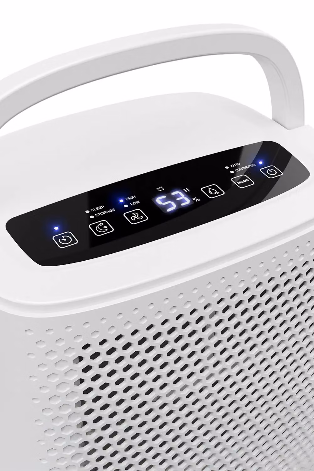 Pro Breeze 12L Low Energy Dehumidifier with Built-in Hygrostat and Continuous Drain, White – 11