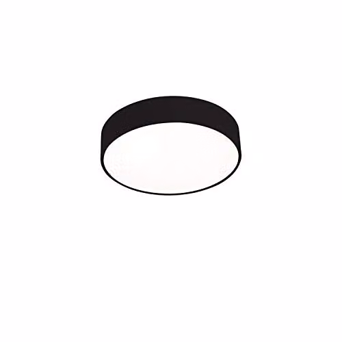 Netlighting LEDS C4 Caprice Black Round Ceiling Light with Phase Cut Dimming, 2040lm, 3000K Warm White – 1