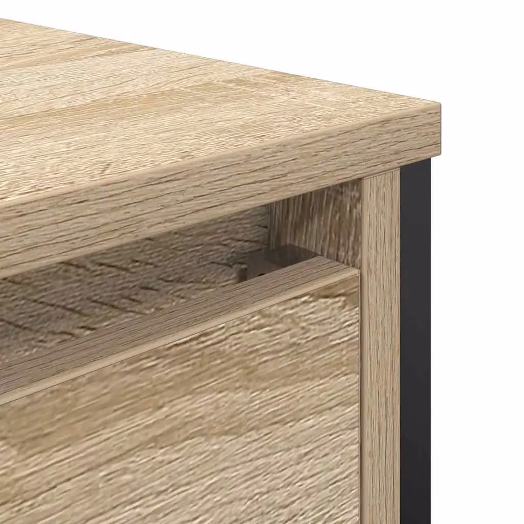 Berkfield Home Modern Freestanding Bathroom Basin Cabinet in Sonoma Oak Brown, W: 60 cm, D: 34.5 cm, H: 60 cm – 3