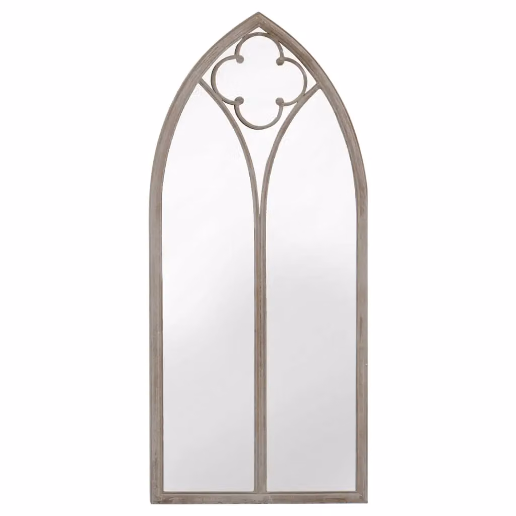 Berkfield Home Sand Antique Wall Mirror, Beige Metal, W: 70 cm, H: 30 cm – 2