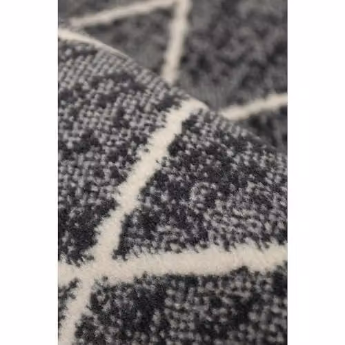 Colorama Berber Patterned Modern Style Rug in Grey and Petrol, W: 120 cm x L: 170 cm – 3