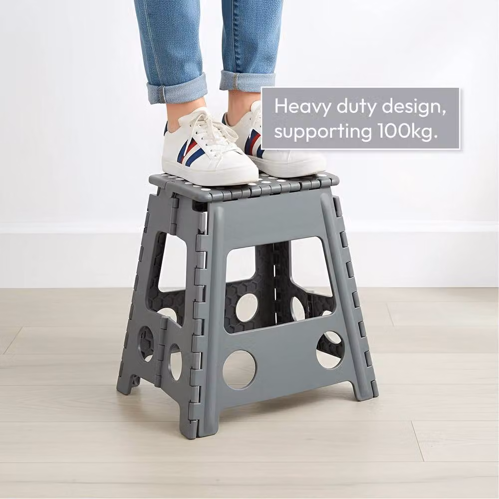 FORGEVIO KCT Multi-Purpose Portable Folding Stool in Grey – 3