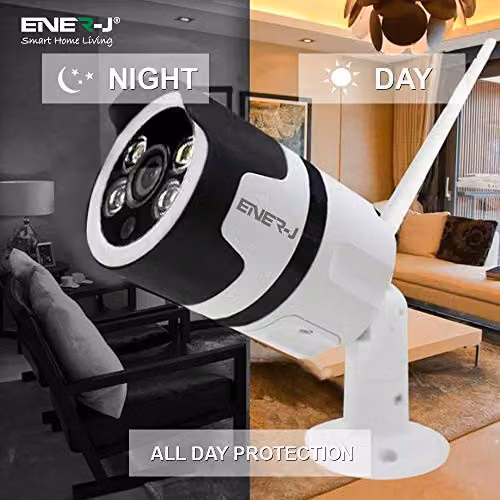 ENER-J Smart Wi-Fi Outdoor Bullet IP Camera, 1080P HD, White – 5