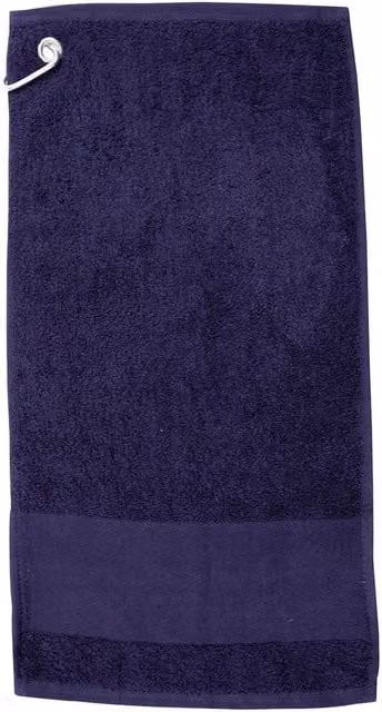 Towel City Unisex Printable Cotton Golf Towel in Blue
